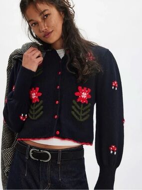 Free People Nonna Knit Cardi Size XS